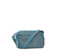 Double Zipper Expandable Shoulder Bag Mandarina Duck MD20 Bleu 18x28,5x11 cm