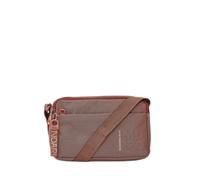 Double Zipper Expandable Shoulder Bag Mandarina Duck MD20 Marron 18x28,5x11 cm