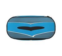 Double Zipper Pencil Case with Mesh Pocket & 4 Pen Loops, Large School Supply Organizer, Makeup Pouch for Students, Artists, Travel, I Love Gymnastics Pen bag, Durable Oxford Fabric Pencil Box Holder