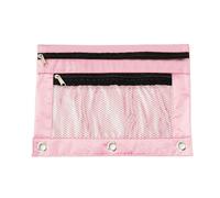 Double Zipper Pencil Pouch Case B5 Binder Zipper File Bag Storage Pocket Bag Stationery Cloth Waterproof W6M9 Oxford File Pen St