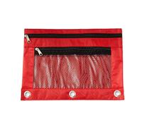 Double Zipper Pencil Pouch Case B5 Binder Zipper File Stationery Storage Cloth Waterproof Pen Storage File Bag Z7H4 Bag Pocket O