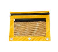 Double Zipper Pencil Pouch Case B5 Binder Zipper File Storage Oxford Cloth Stationery Pen Bag Pocket Bag Storage File Waterproof