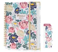 DoubleCare 2026 Diary-A5 Diary 2026 Week to View, Weekly and Monthly Organizer, Hardcover Spiral Bound Notebook with Cute Bookmark, Perfect for School, Office and Home(217 * 158mm)