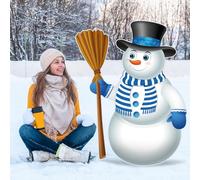DoubleFill 3 ft Snowman Cardboard Cutout Standup Winter Wonderland Decorations Large Snowman Stand up Frozen Party Cutouts Photo Booth Prop for Winter Indoor Outdoor Yard Home Xmas Party Decor