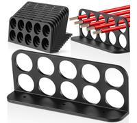 DoubleFill 30 Pack Cable Chase-Wire Bracket, Hole Diameter 1 with 10-Hole Cable Support Wire Bracket Holder for Nmb Electrical Cord Organized Management, Labor Time Saving