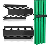 DoubleFill 9 Pcs Welding Rod Storage Set 8 Slot Tig Welding Filler Rod Holder with 8 Pcs 40 Inch Tungsten Electrode Storage Tubes Wall Mount Organizer Welder Tools Supplies
