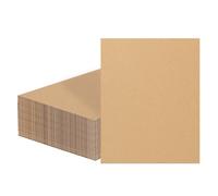 Doubleggs 60 Pack 8x10 Inch Corrugated Cardboard Sheets, 2mm Thick Flat Card Boards Inserts for Crafts, Mailing, Packing, Shipping, DIY Crafts Projects