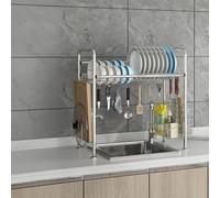 DoubleLayer Dish Rack LarSink Drying Rack 53cm/20innizer forCountertop and Accessories