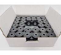 DOUBLELIN Perwound Bobbin, Size L, SA155, Size 9.4, Plastic Sided Type (40S/2, Black)