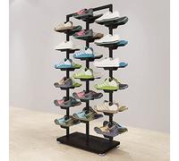 DoubleSided Metal eaker Display RackPerfect for Basketball Shoes Retail Store Closet & EntrywayMaximizes Space & Visibili