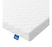 Doubleslee 7cm Mattress Topper Double Bed, Cooling Gel Memory Foam Bed Topper Double with Breathable Washable Cover, Orthopedic 4ft6 Medium, OEKO-TEX and CertiPUR-US Certified (Standard, 135x190x7cm)