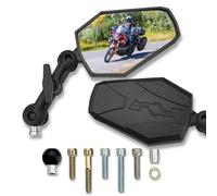 Doubletake Adventure 3.5" Mirror Kit 2.0, Universal Fit Folding Motorcycle Mirrors, Guaranteed for Life.