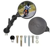 Doubletake Mirror Dual Sport Kit 2.0, universal fit folding motorcycle s, lifetime warranty.