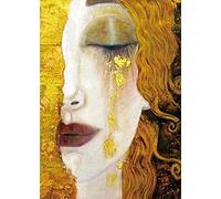 DOUBLETOP Gustav Klimt Golden Tears 1000 Pieces Of Adult Cardboard Jigsaw Puzzle Fun Game Art Wall Photo Frame Pendant Parent-Child Activities Kids Lovers Christmas Easter Gifts