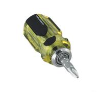 DoubleUse 4 Way Screwdriver with Comfortable Grip and Strong Magnetic Head to Tackle Any Repair Job (H6.3x85mm)