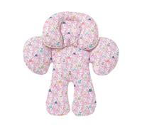 Doublure de siège auto pour bébé - Coussin rembourré doux avec support de tête amovible, housse de protection réglable en hauteur pour tout-petits garçons filles voiture SUV camion voyage sé