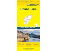 Doubs, Jura - Michelin Local Map 321: Map