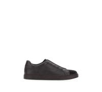 Doucal's grainy-leather panelled sneakers - Brown 39-40-41-42-43-44-45