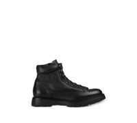 Doucal's lace-up calf leather ankle boots - Black 39-40-41-42-43-44-45-46