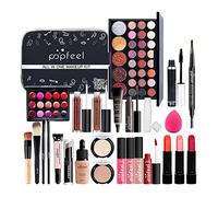 Douce 27Pcs Professional Makeup Set & Portable Travel Makeup Organiser Storage Box Cosmetic Set For Beginners, All-in- Makeup Set Gift For Teenage Girls, 4 Brushes+3 Lip Gloss+Eye Shadow+Others