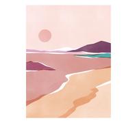 ‘Douce Escapade’ Poster Multicoloured A4