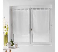 Douceur d 'Intérieur Dandy Dandy Veil Son Cups Pair With 2 X 60 X 160 Cm Polyester 160 x 60 cm, polyester, white, 160x60x1 cm