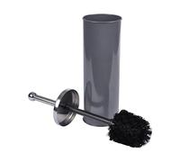 Douceur d 'Intérieur Metal Toilet Brush 9.5 x 9.5 x 26.5 cm White 6ASB221GR anthracite