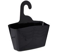 Douceur d‘Intérieur - Plastic Hanging Shower Basket 24 x 9.5 x 25.6 cm black