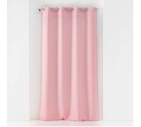 Douceur d intérieur Sheer curtains PANNEAU A OEILLETS 140 x 240 CM VOILE TISSE SOANE ROSE in Pink 140x240 cm