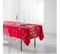 Douceur d 'Intérieur Rectangular Tablecloth, Polyester, red, 240 x 150 cm