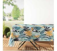 Douceur d intérieur Tablecloth NAPPE RECTANGLE 150 x 240 CM POLYESTER IMPRIME BRAZILIA MENTHE/B in Multicolour 150x240 cm