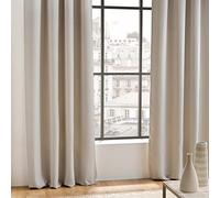 Douceur D'Interieur 100 Percent Polyester Curtain Rings 140X240 Occult Ivoire, Ivory