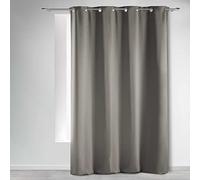 Douceur D'Interieur 100 Percent Polyester Curtain Rings 140X240 Occult Perle, Pearl