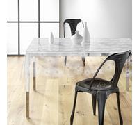 Douceur d'Intérieur, 14/100E Tablecloth 140 x 240 cm Sun Printed PVC Crystal
