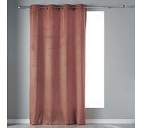 COTON d'intérieur Cotton Indoor Curtain, White, 140 x 240 cm