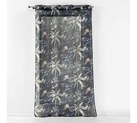 Douceur d intérieur Sheer curtains FABULOUS in Blue 140x280 cm