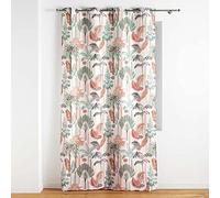 Douceur d'Interieur 140 x 280 cm Eyelet Curtain, Green