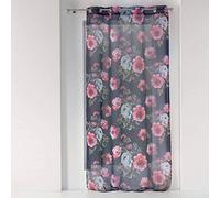 Douceur d'Intérieur 1626595 Curtain Polyester Dark Purple 140 x 240 cm