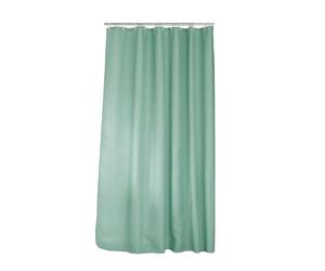 Douceur d'Intérieur, 180 x 200 cm Linden Jacquard Plain Quartz Shower Curtain with Hooks