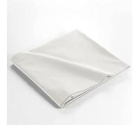 douceur d'intérieur 180 x 290 cm 100% Organic Cotton Biolina White Flat Sheet