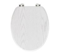 Douceur d'Intérieur 1802064 Toilet Seat, White, 37.5 x 46 CM