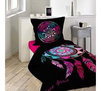 Douceur d'Intérieur Duvet Cover Set, Cotton, Good Luck Charm, 140 x 200 cm