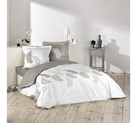 DOUCEUR D'INTERIEUR 3 x 260 x 240 cm Printed 57 Thread Count Allover Guava, Cotton, King