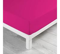 Douceur d'Interieur 57 Yarns Uni Fitted Sheet, Bois De Rose