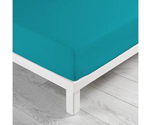 Douceur d'Interieur 57 Yarns Uni Fitted Sheet, Outre Mer
