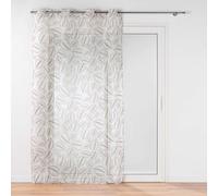 Douceur d'Intérieur, Alma Net Curtain with Eyelets (140 x 280 cm) Natural Sandblasted Printed Voile
