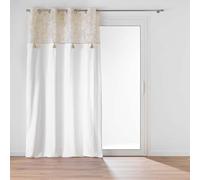 Douceur d'Intérieur, Altéa Eyelet Curtain (140 x 240 cm) Cotton/Polyester with Top