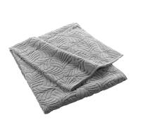 Douceur d'Intérieur Amazone Bath Towel, 90 x 150 cm, Light Grey, 100% Cotton