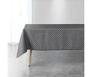 Douceur d'Intérieur ARTCHIC Rectangular Tablecloth Charcoal 150 x 240 cm