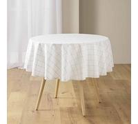 Douceur d'Intérieur, Axel Round Tablecloth (Diameter 180 cm) Cotton & Woven Polyester